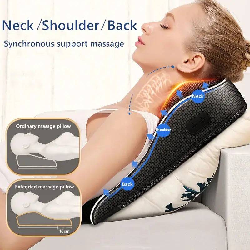 Heated Vibrating Back and Waist Therapy Pillow


