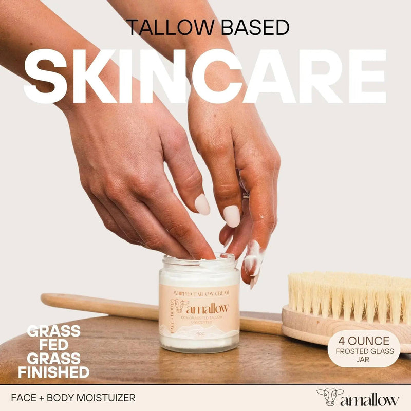 Pure Grass Fed Beef Tallow Moisturize
