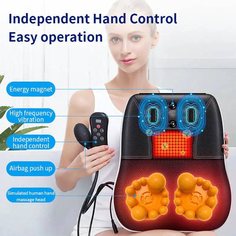 Heated Vibrating Back and Waist Therapy Pillow


