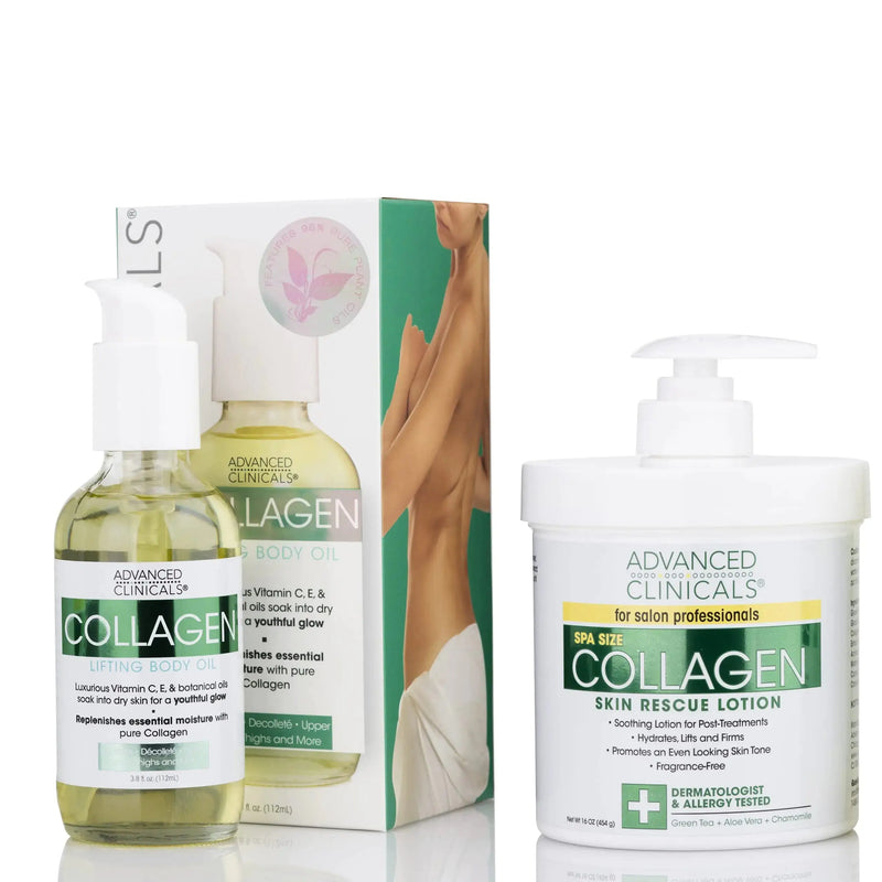 Collagen Firming Cream & Body Oil Set


