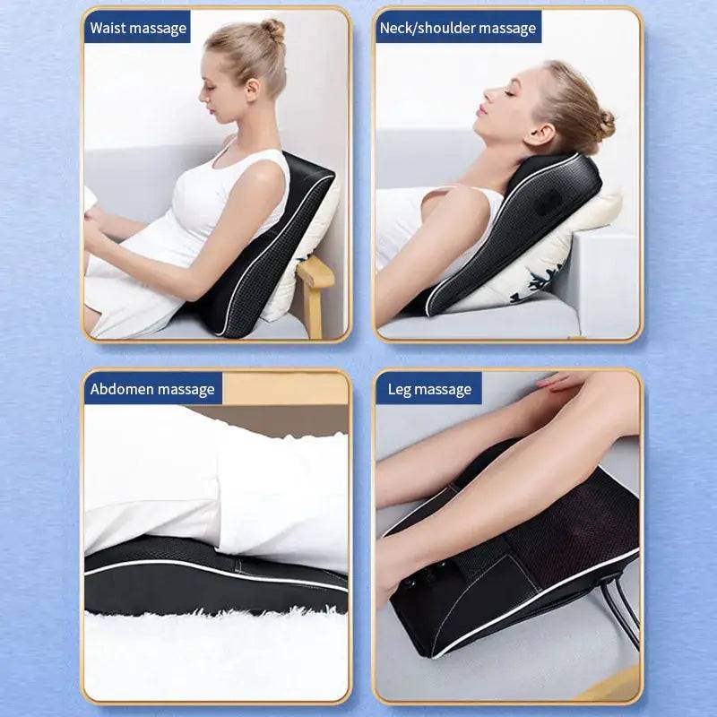 Heated Vibrating Back and Waist Therapy Pillow


