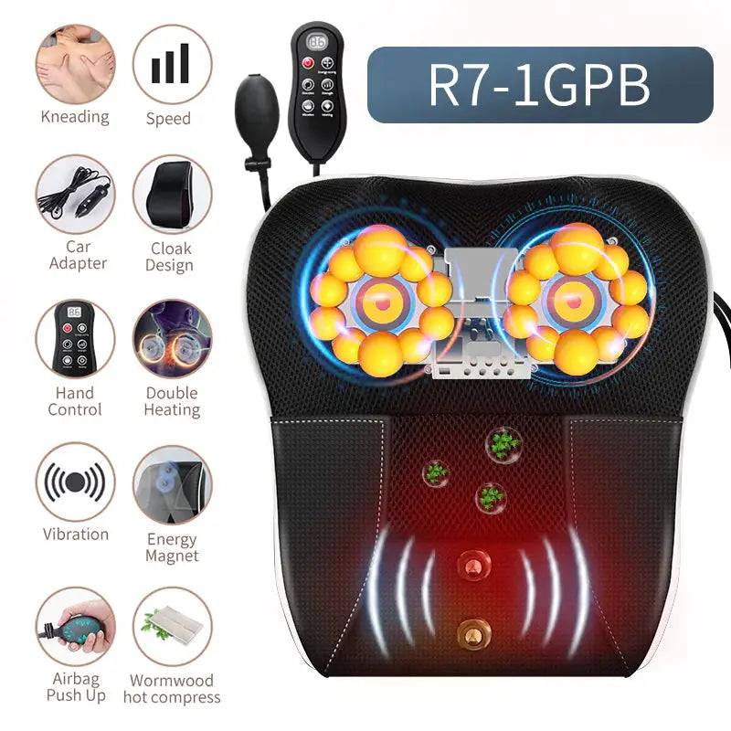 Heated Vibrating Back and Waist Therapy Pillow


